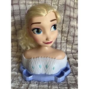 Disney Frozen Elsa the Snow Queen Deluxe Styling Head Only Just Play